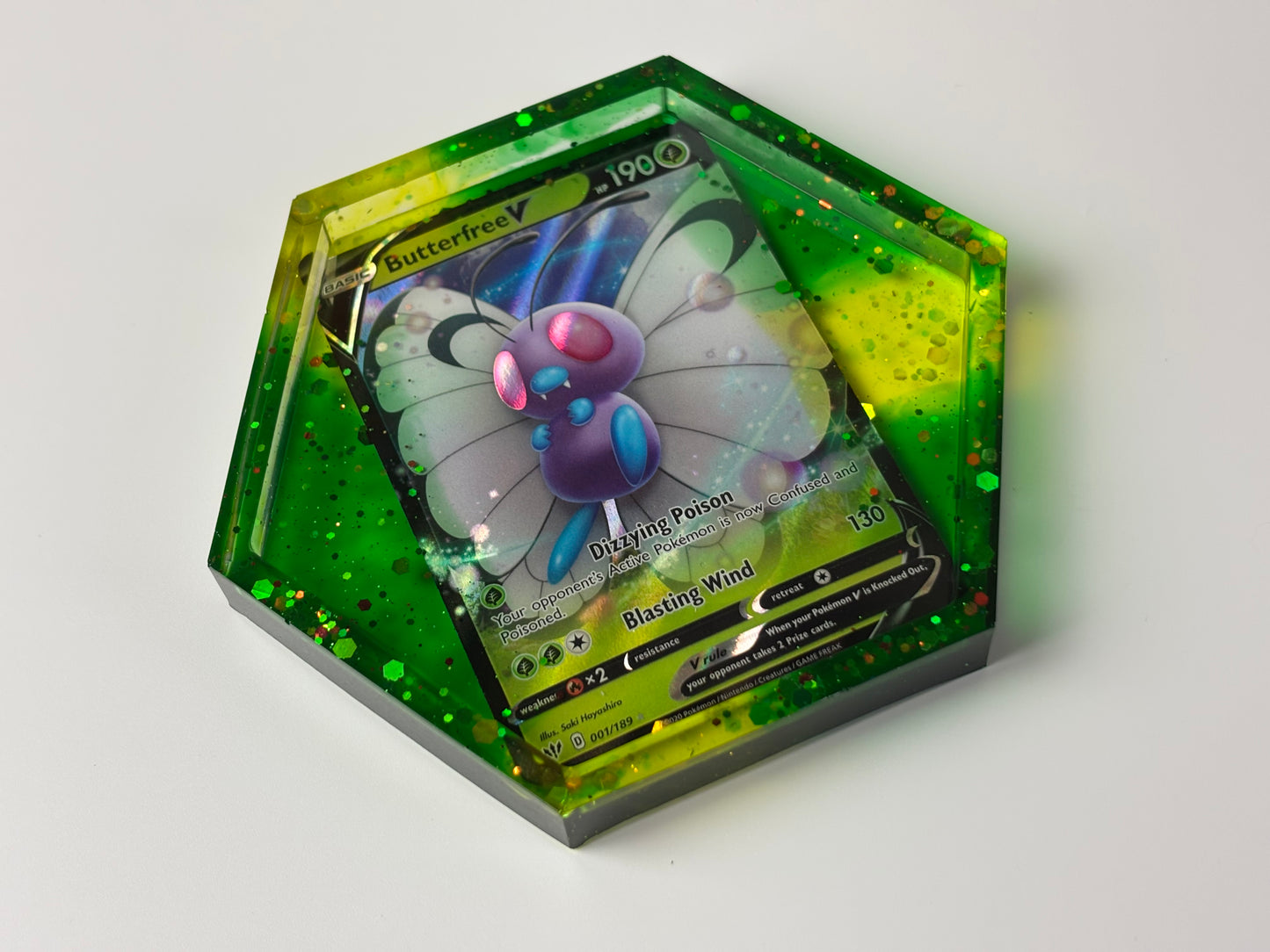 Butterfree Pokemon Card Drinks Coaster