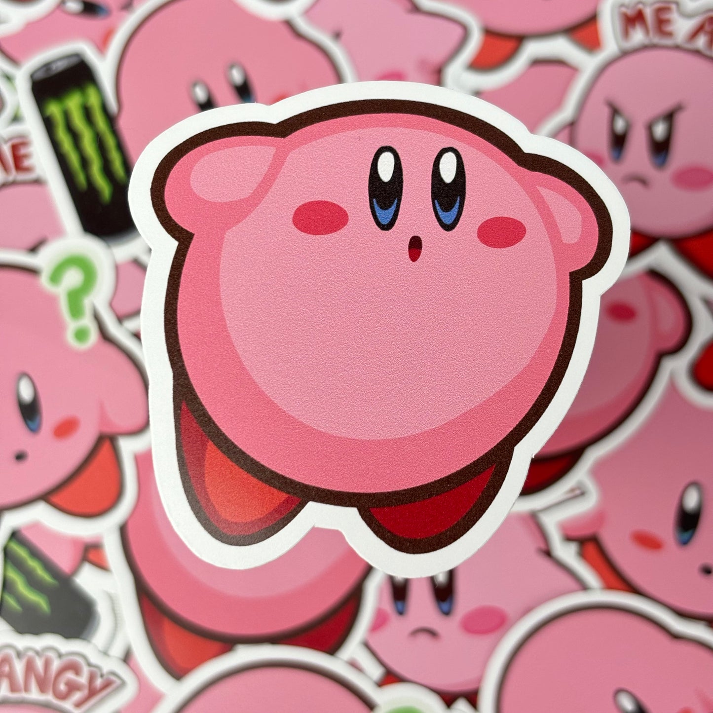 Kirby Matte Vinyl Stickers