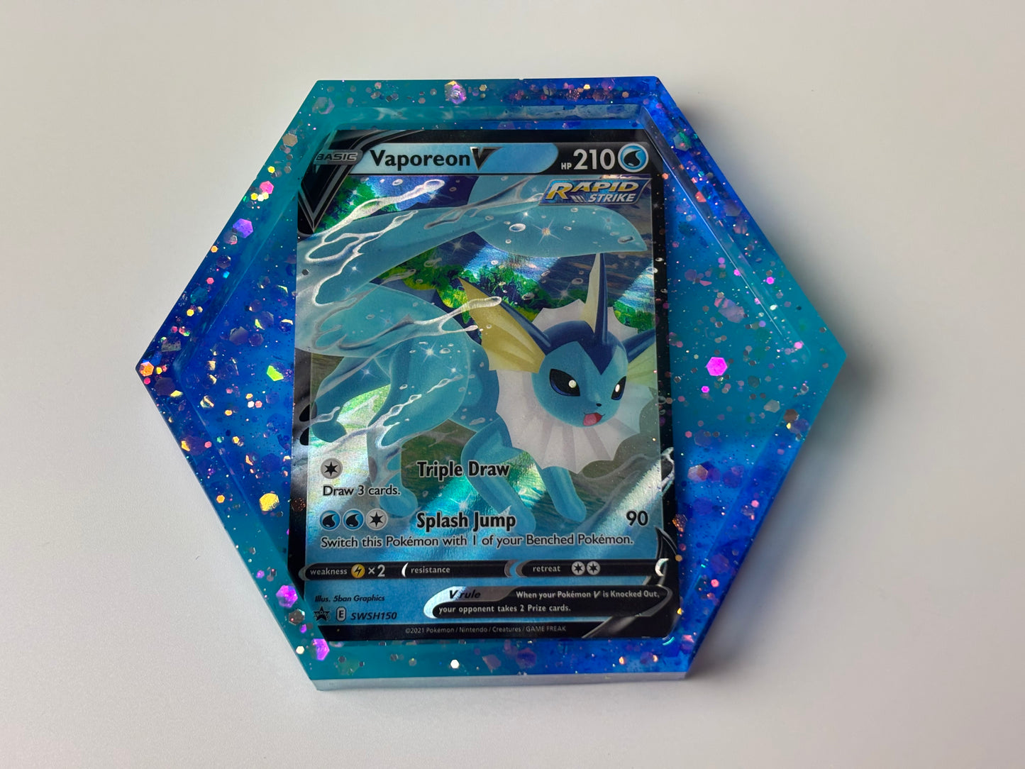 Vaporeon Pokemon Card Drinks Coaster