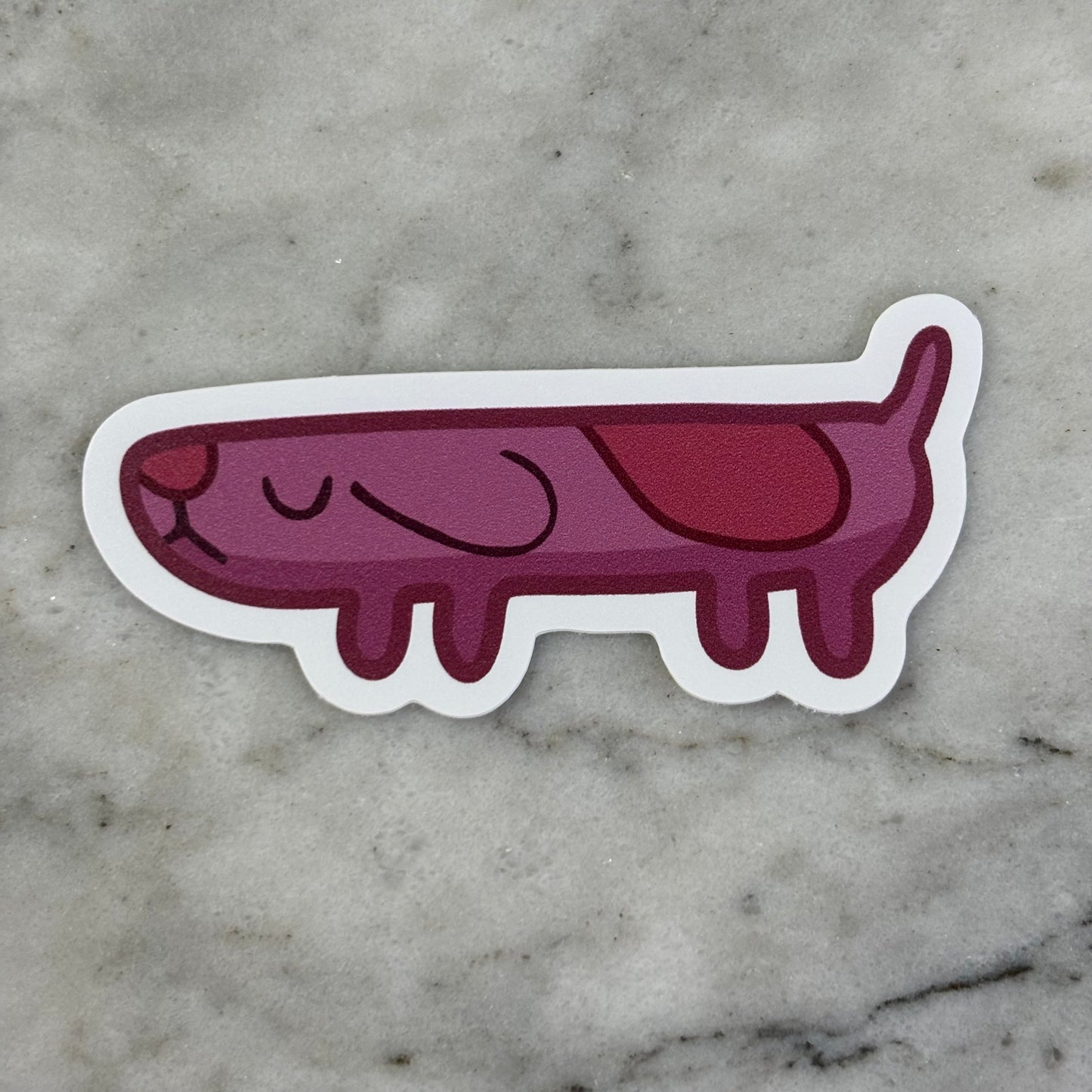 Long Dog Bluey Vinyl Sticker