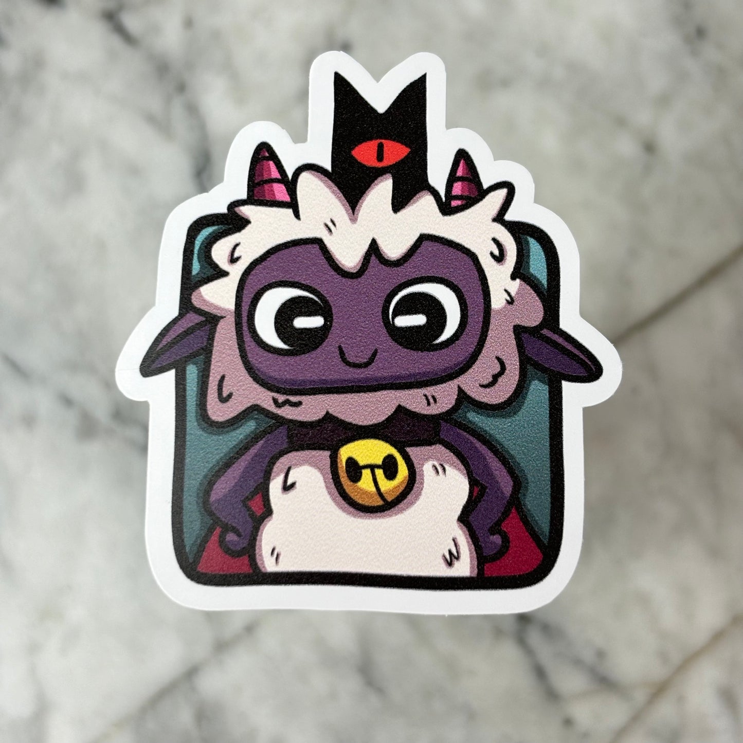 Cult of the Lamb Vinyl Sticker