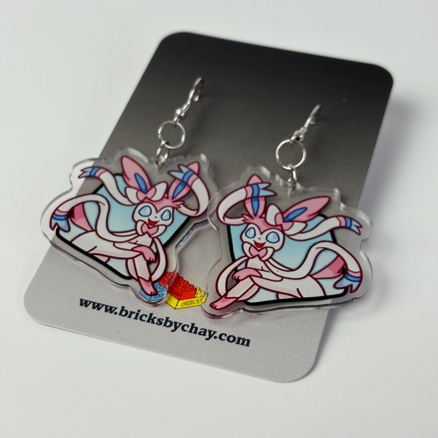 Eeveelution Pokemon Earrings - Eevee Sylveon Umbreon Espeon