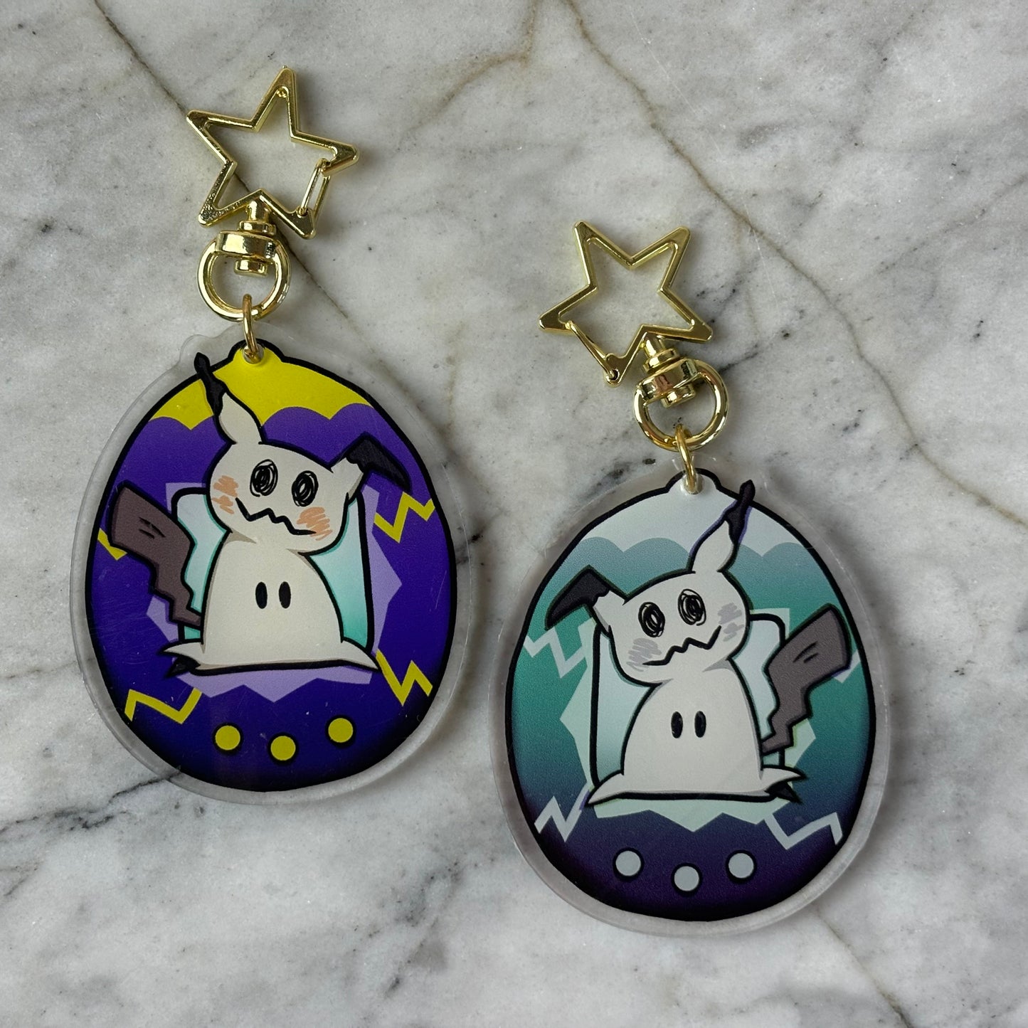 Mimikyu Tamagotchi Acrylic Charm Keychain