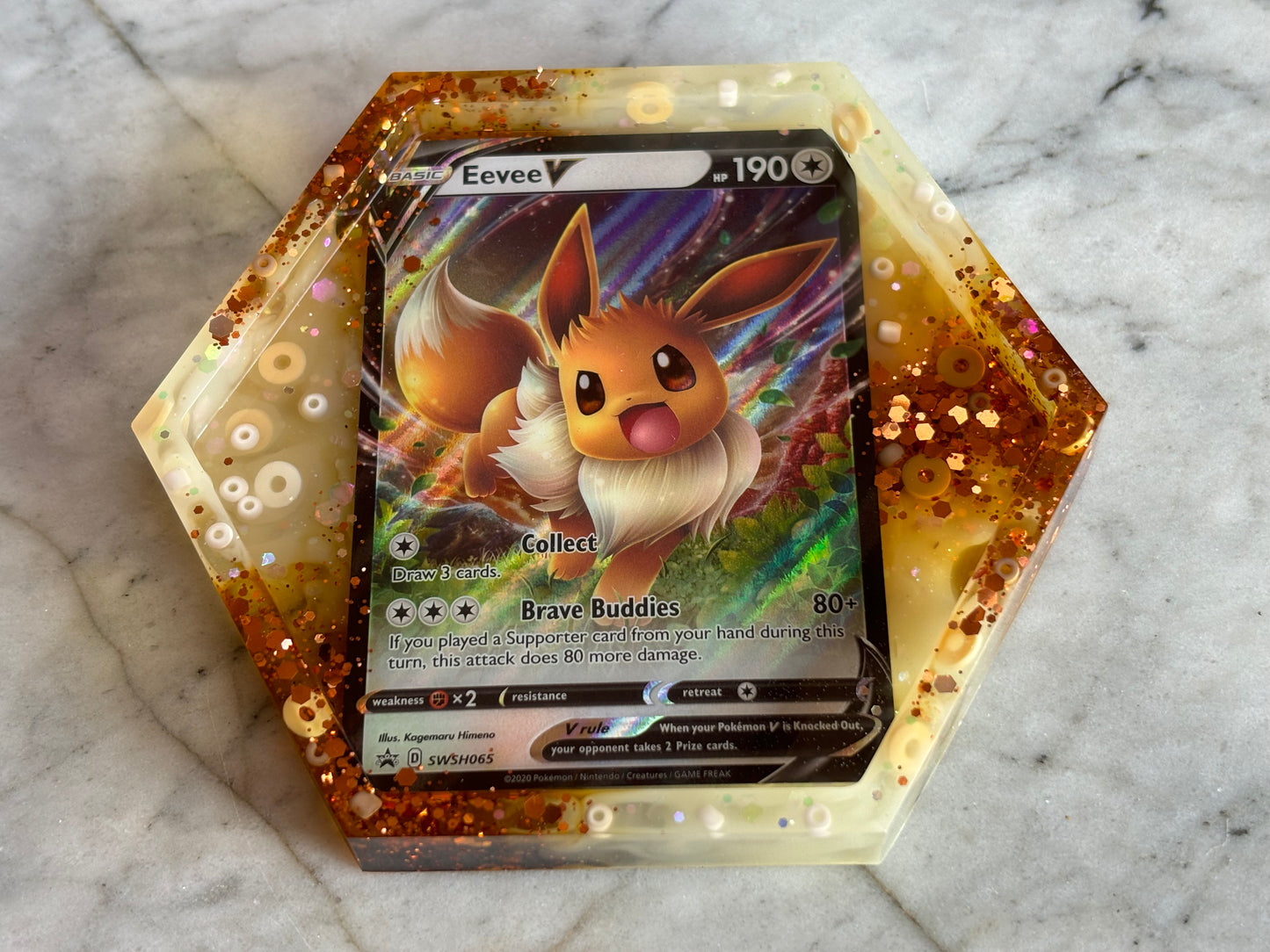 Eevee Pokemon Card Drinks Coaster