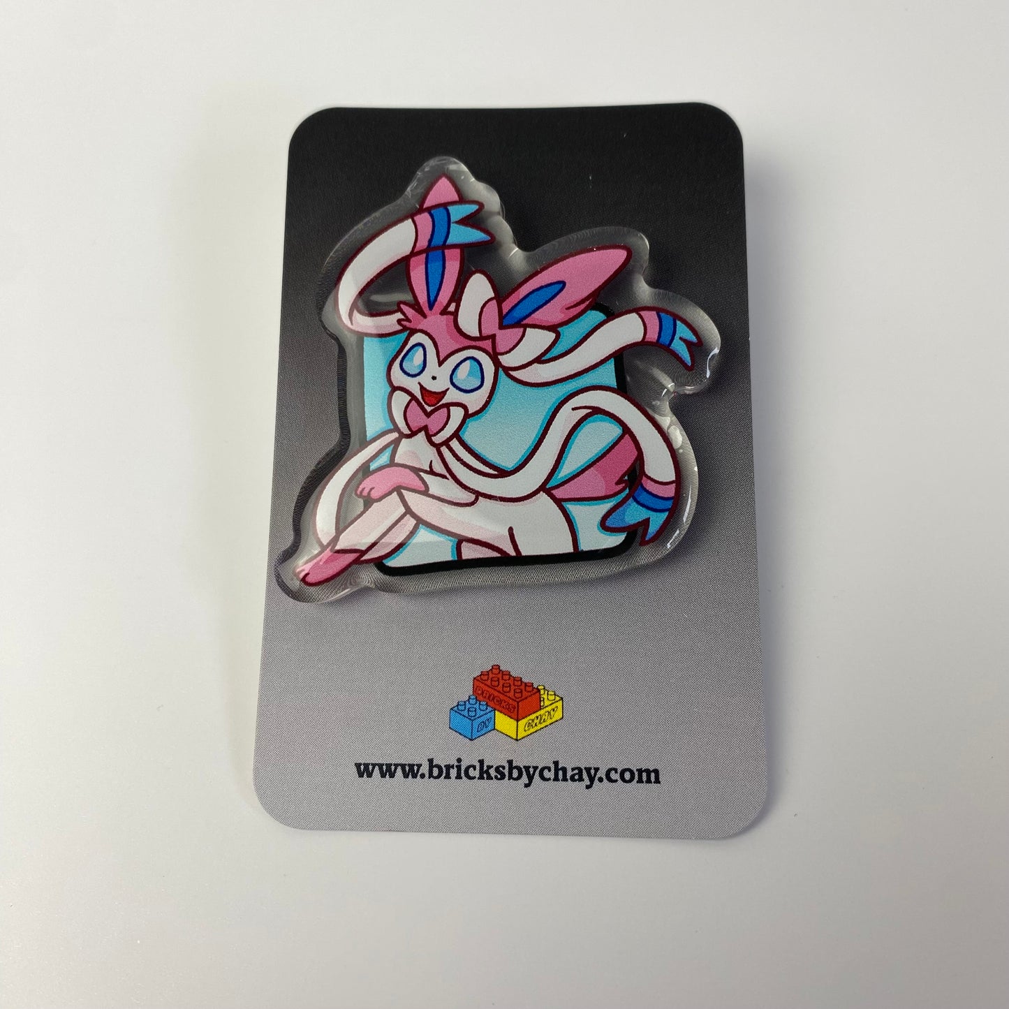 Sylveon Pokémon Acrylic Pin