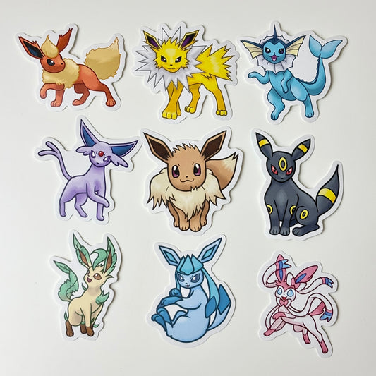 Eeveelutions Vinyl Stickers