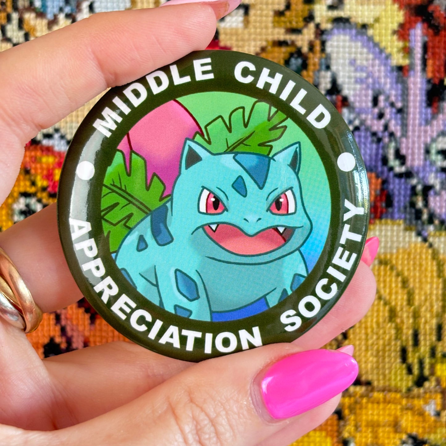 Middle Child Appreciation Society Pin Button Badges