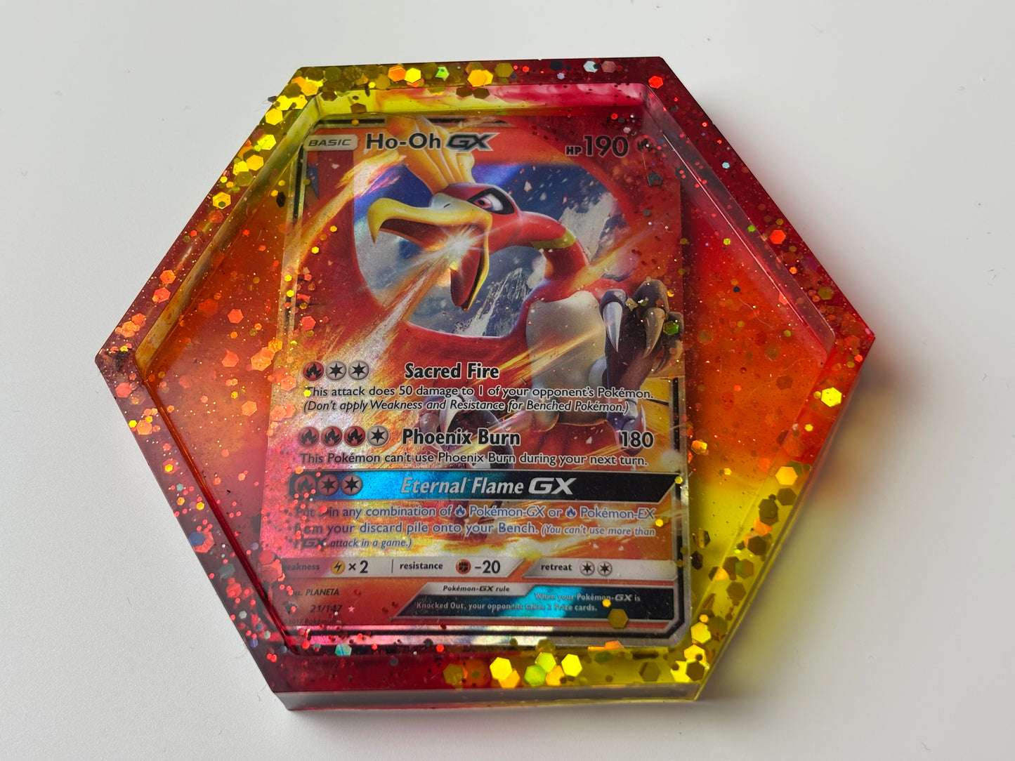 Ho-oh Pokemon Card Drinks Coaster