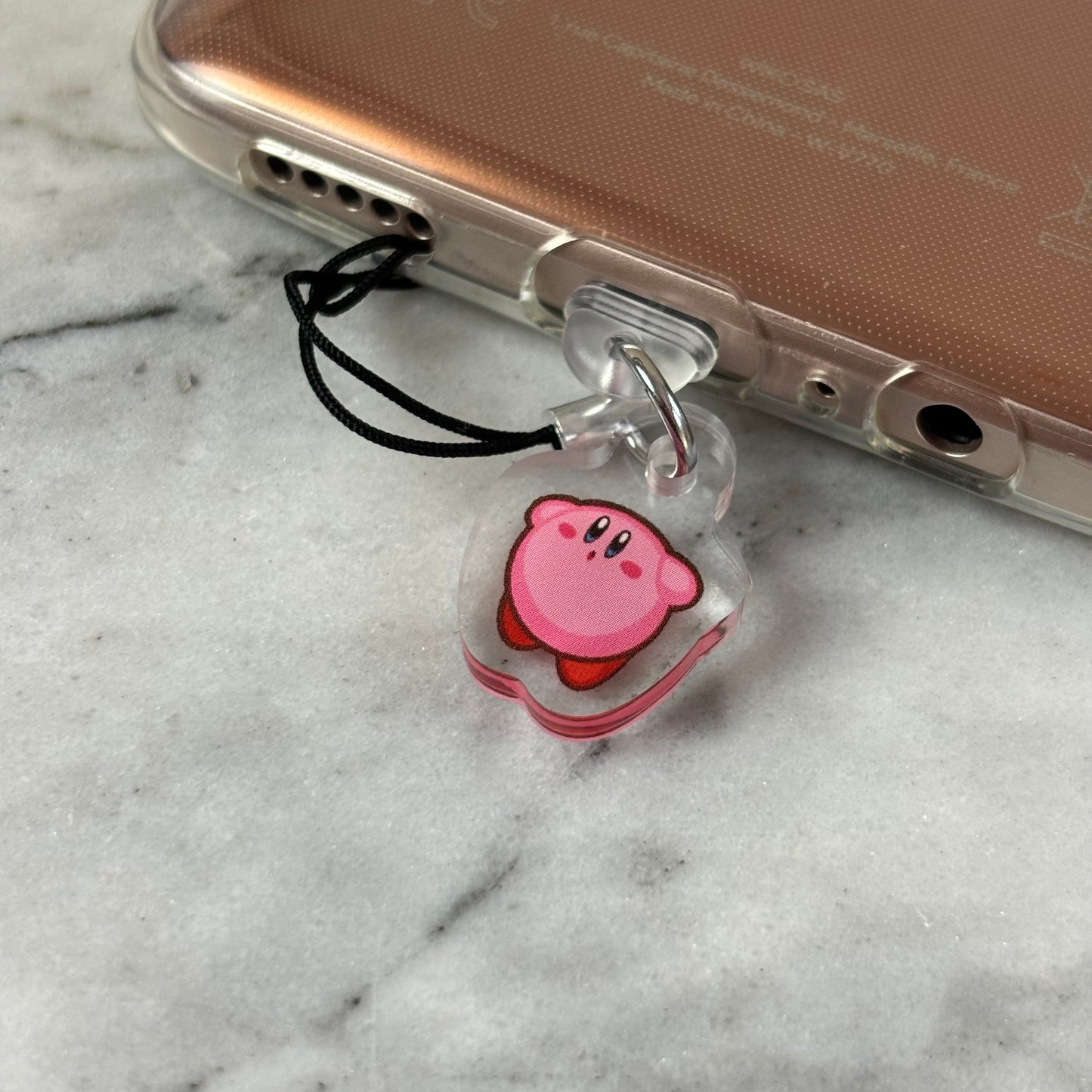 Kirby Acrylic Phone Charms