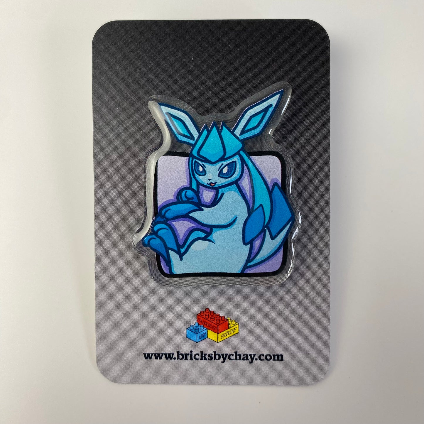 Glaceon Pokémon Acrylic Pin