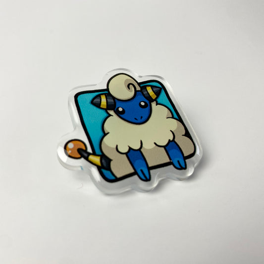 Mareep Pokémon Acrylic Pin