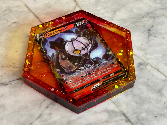 Chandelure Pokemon Card Drinks Coaster