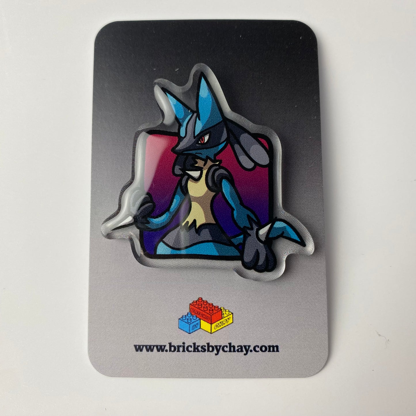 Lucario Pokémon Acrylic Pin