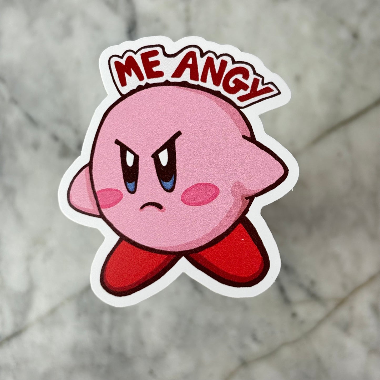 Kirby Matte Vinyl Stickers