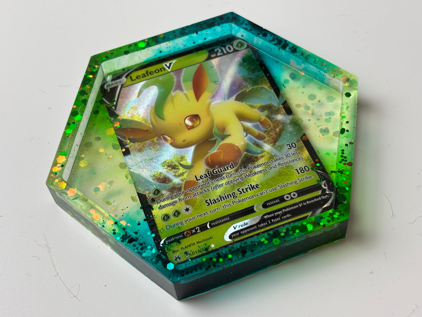 Leafeon Pokemon Card Drinks Coaster