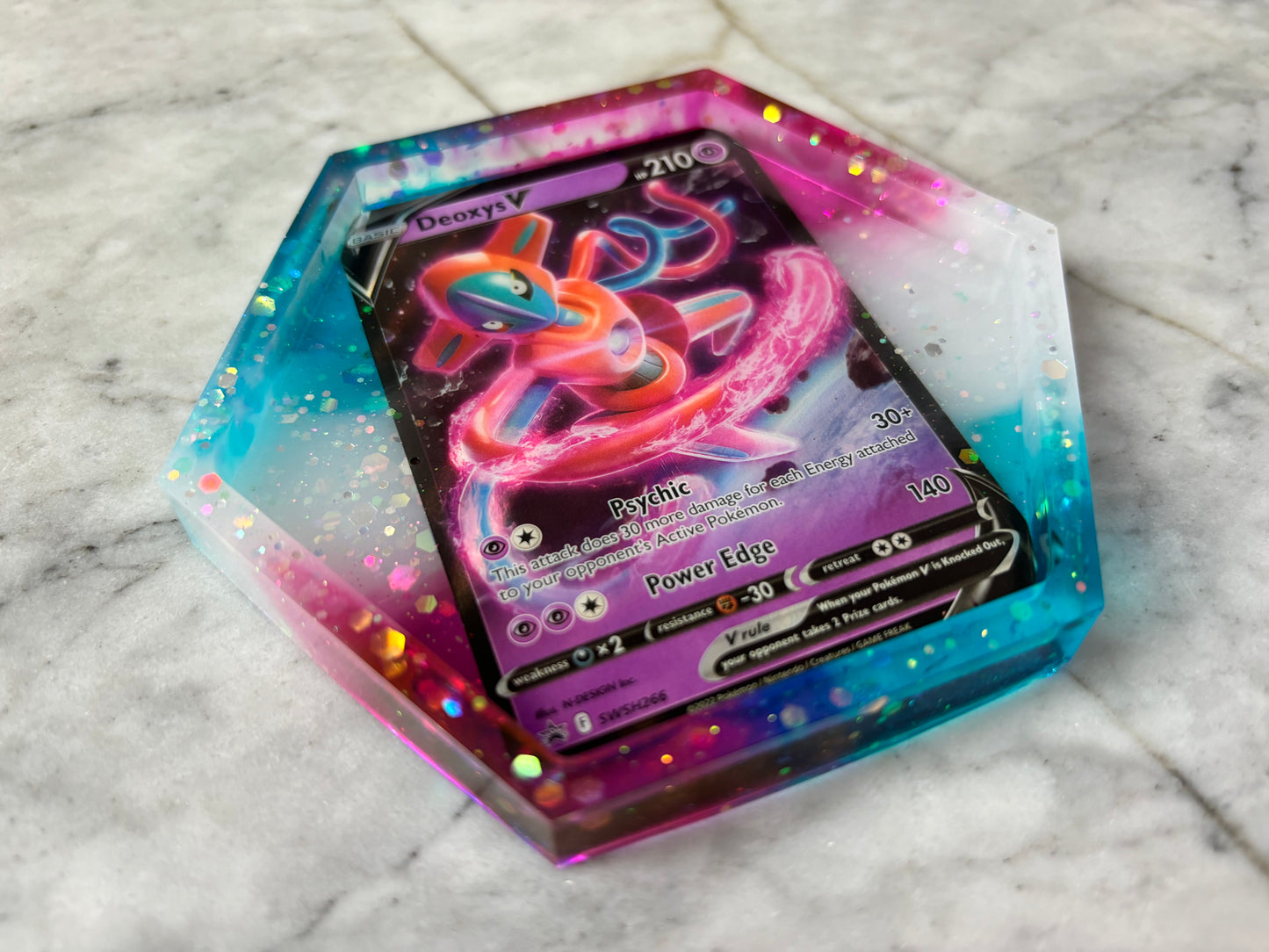 Deoxys Pokemon Card Drinks Coaster