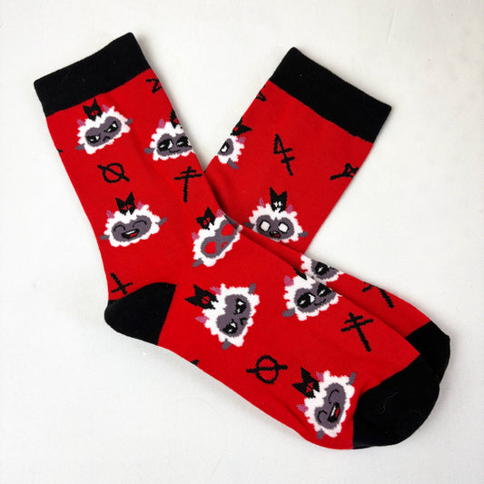 Cult of the Lamb Crew Socks - One Size