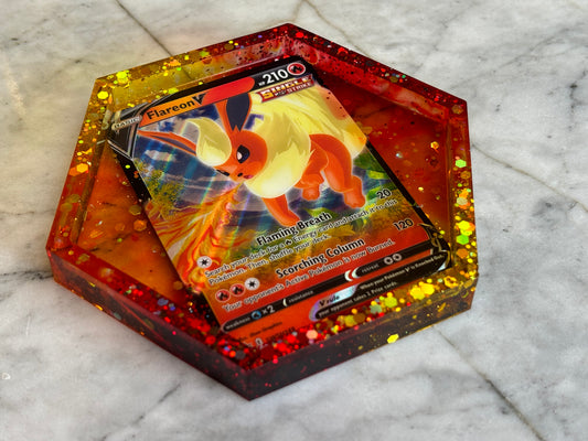 Flareon Pokemon Card Drinks Coaster