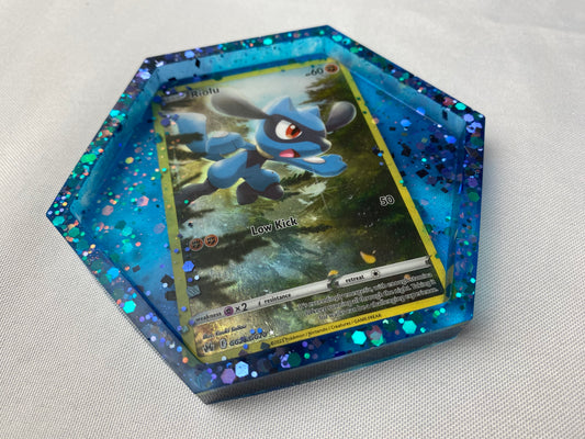 Riolu Pokemon Card Drinks Coaster