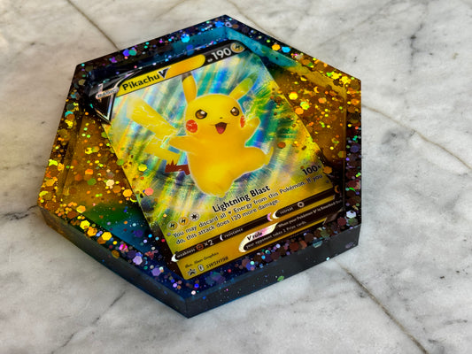 Pikachu Pokemon Card Drinks Coaster