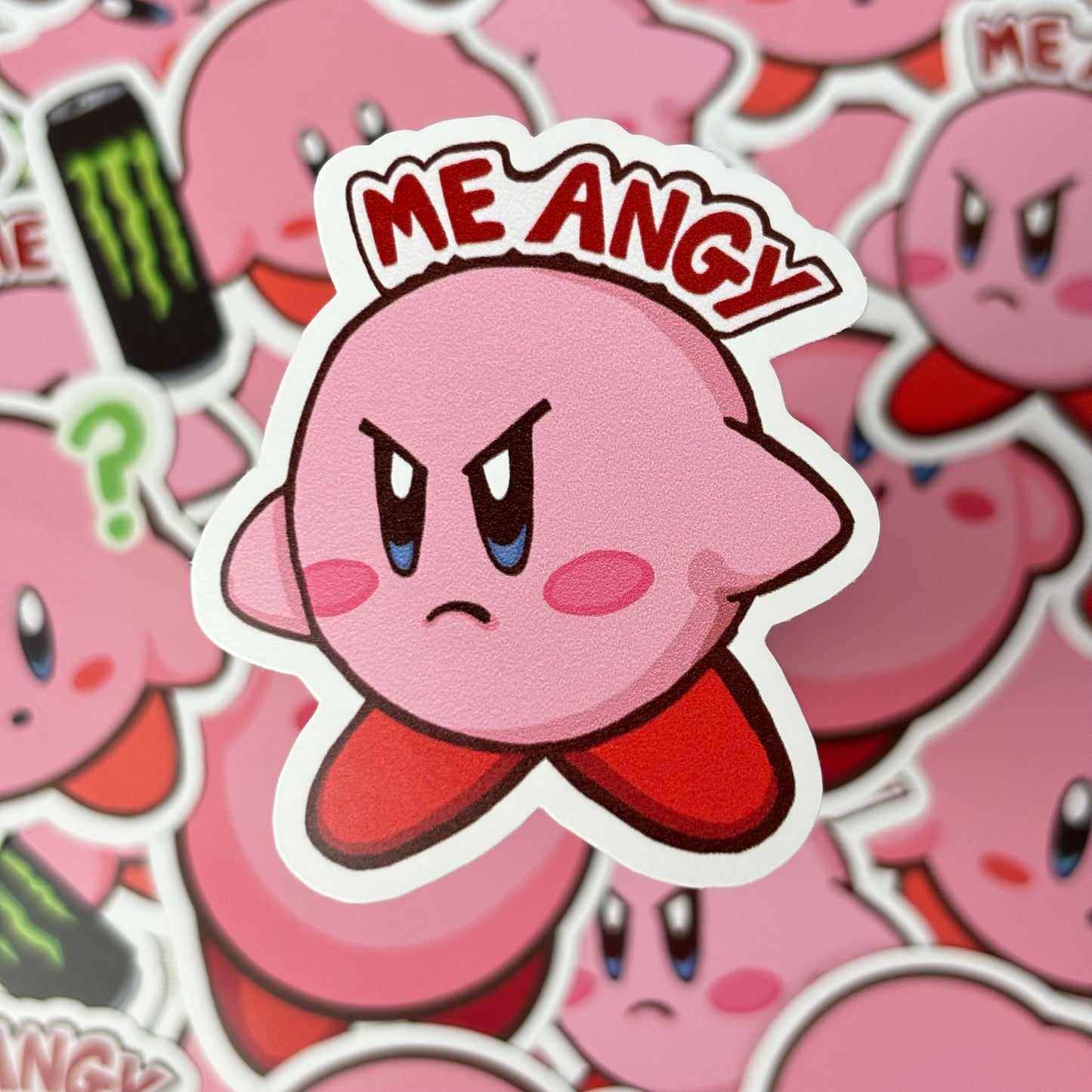 Kirby Matte Vinyl Stickers