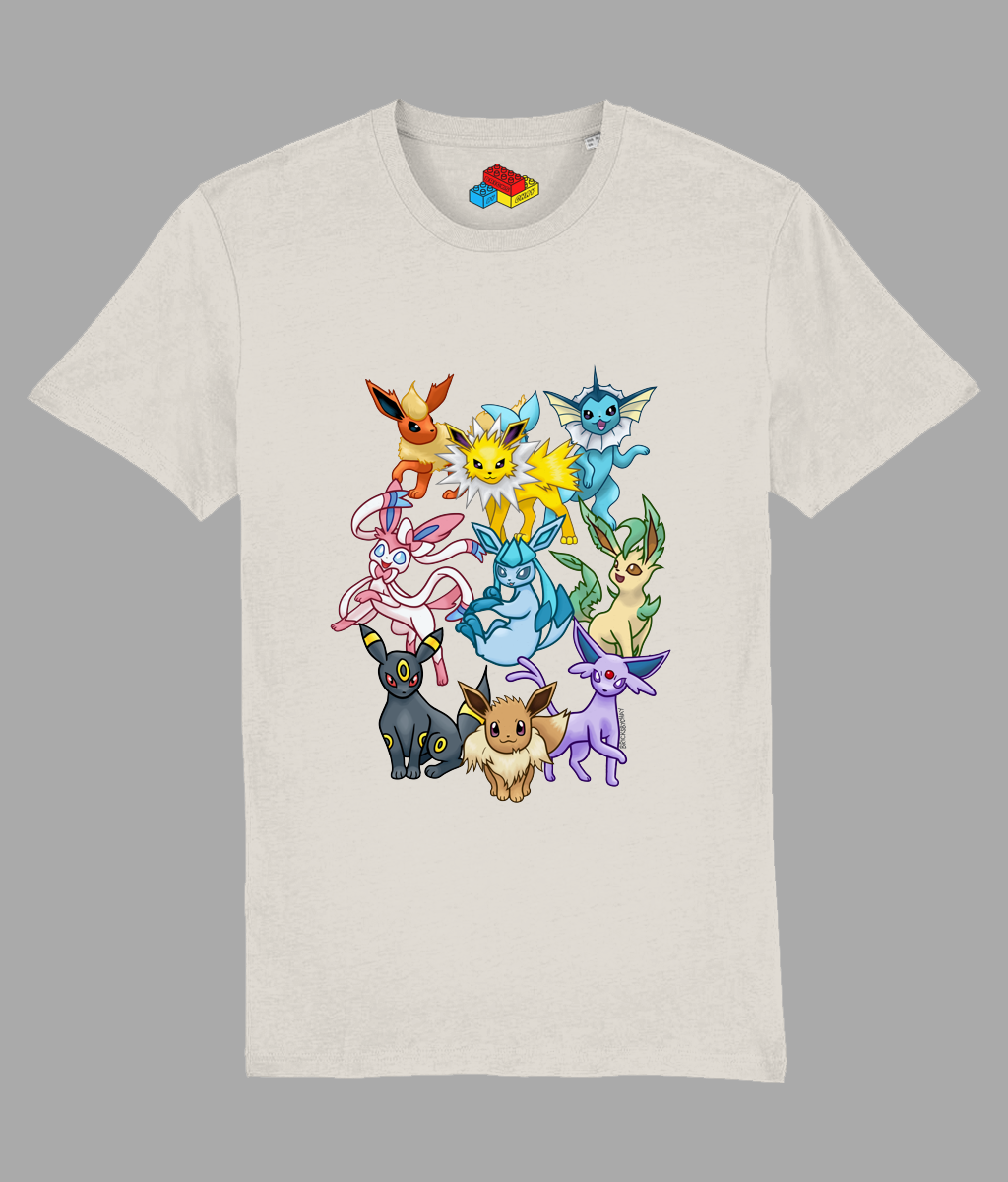 Eeveelutions Vintage White Tee