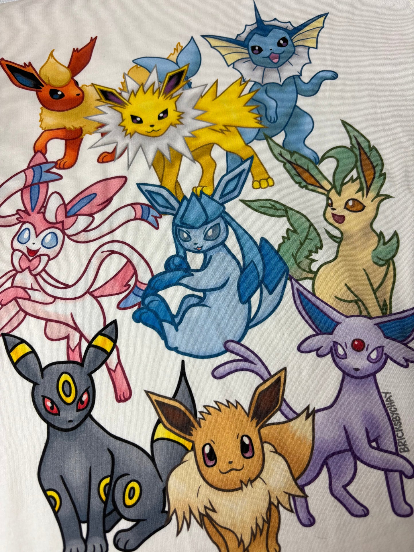 Eeveelutions Vintage White Tee