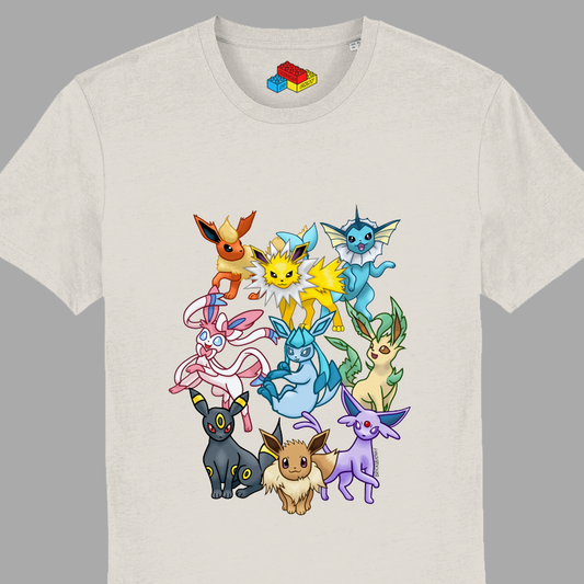 Eeveelutions Vintage White Tee