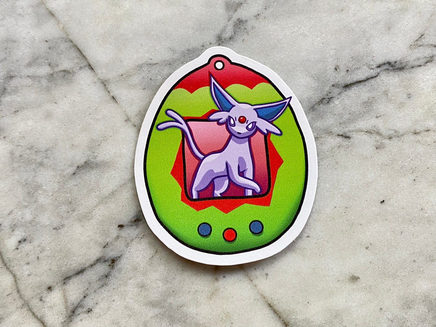 Espeon Pokemon Tamagotchi Vinyl Sticker