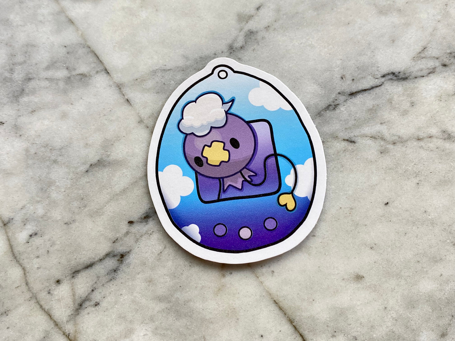 Drifloon Pokemon Tamagotchi Vinyl Sticker