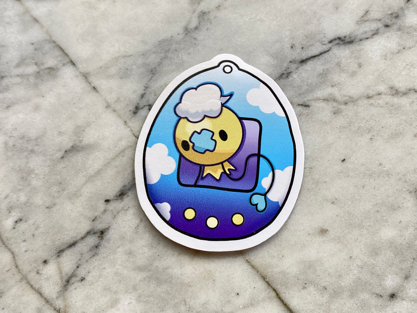 Drifloon Pokemon Tamagotchi Vinyl Sticker