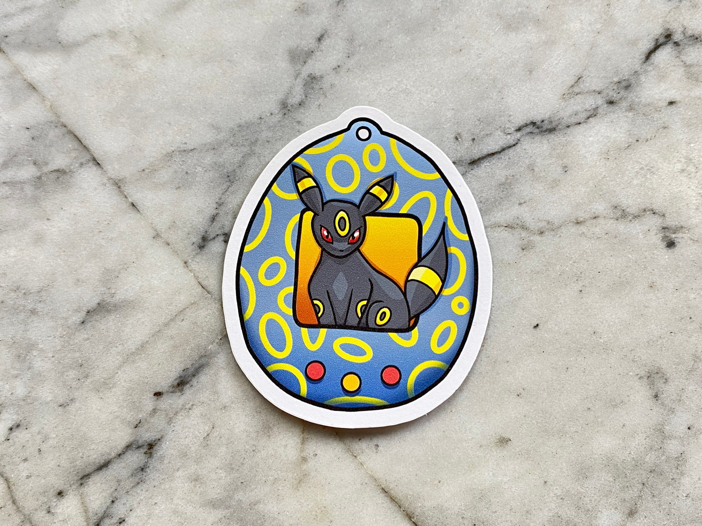 Umbreon Pokemon Tamagotchi Vinyl Sticker