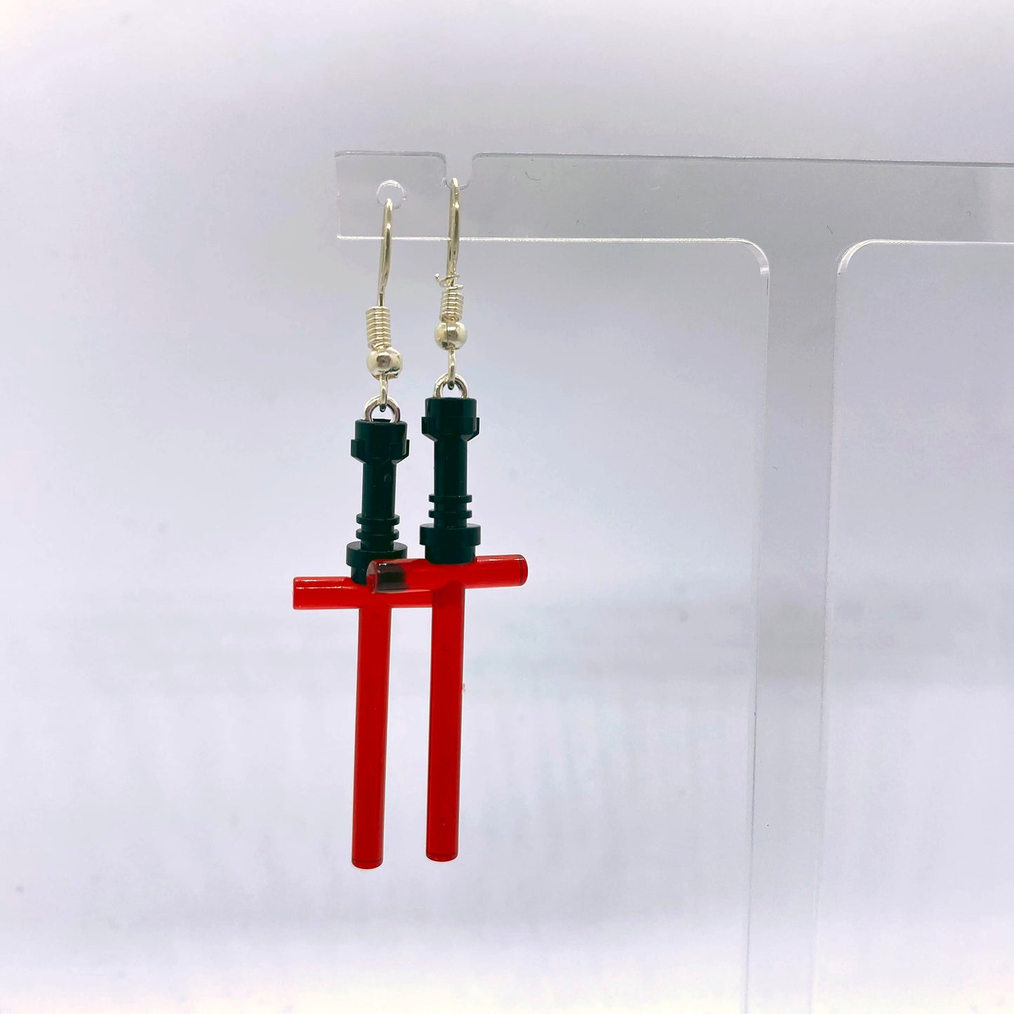 Sword Saber Earrings | Star Wars | Silver Plated | Gift Shop | UK Seller