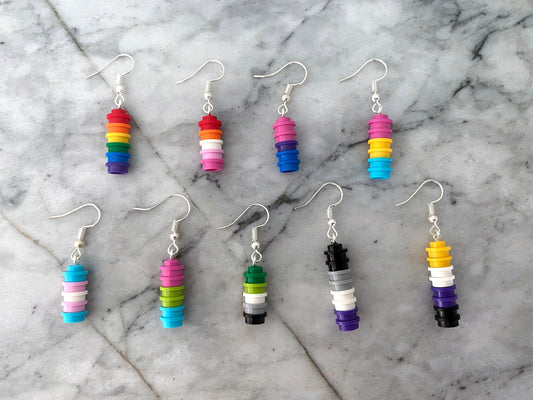 Pride Earrings | Silver Plated | Quirky Gifts | UK Seller