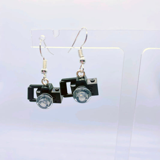 Camera Earrings | Photography | Silver Plated | Quirky Gifts | UK Seller