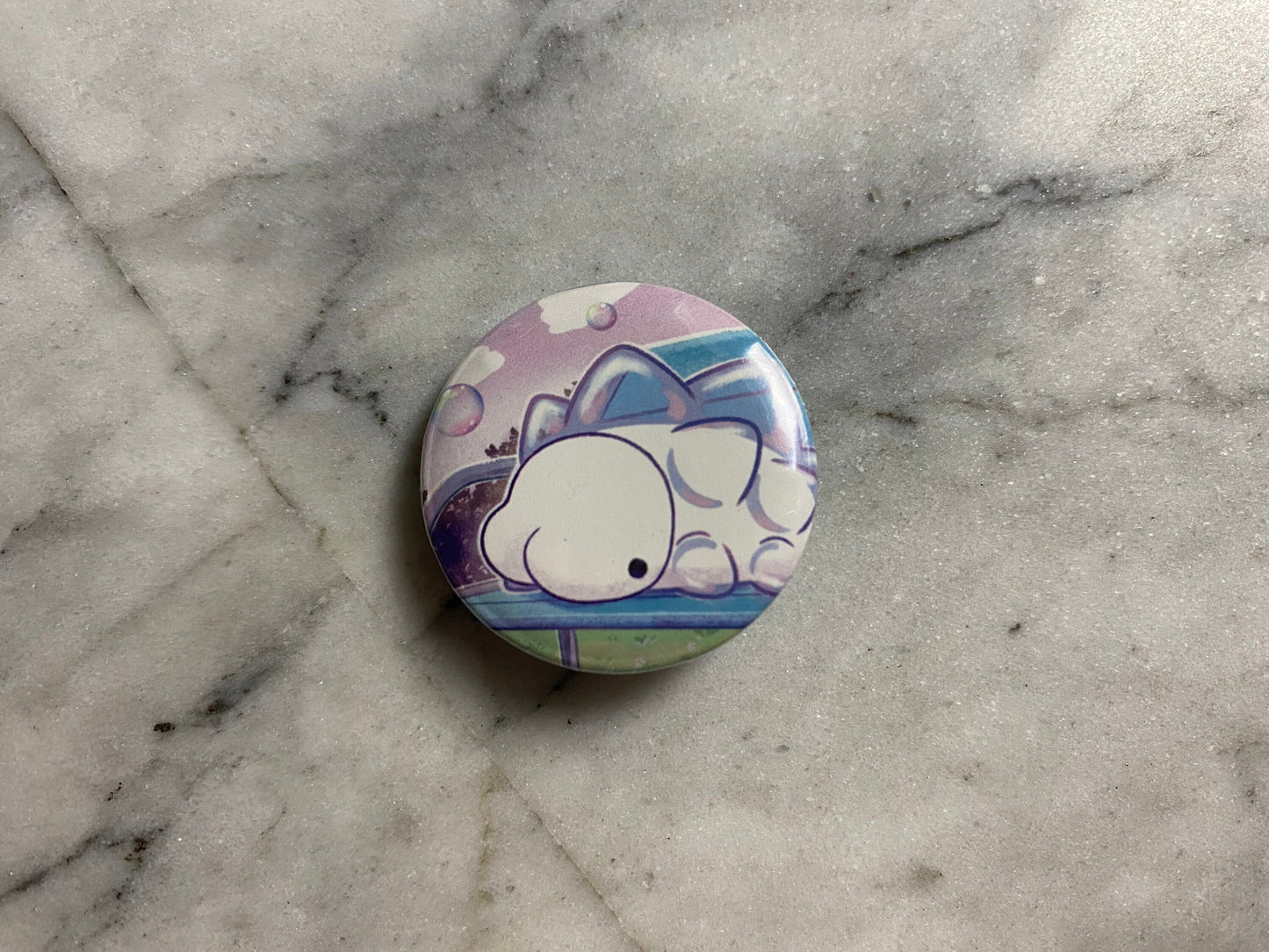 Snom Button Badge | Handmade Pokemon Card Pin | Made with Genuine Cards | Unique Item | Gift Idea | Pokemon Fan | Gamer