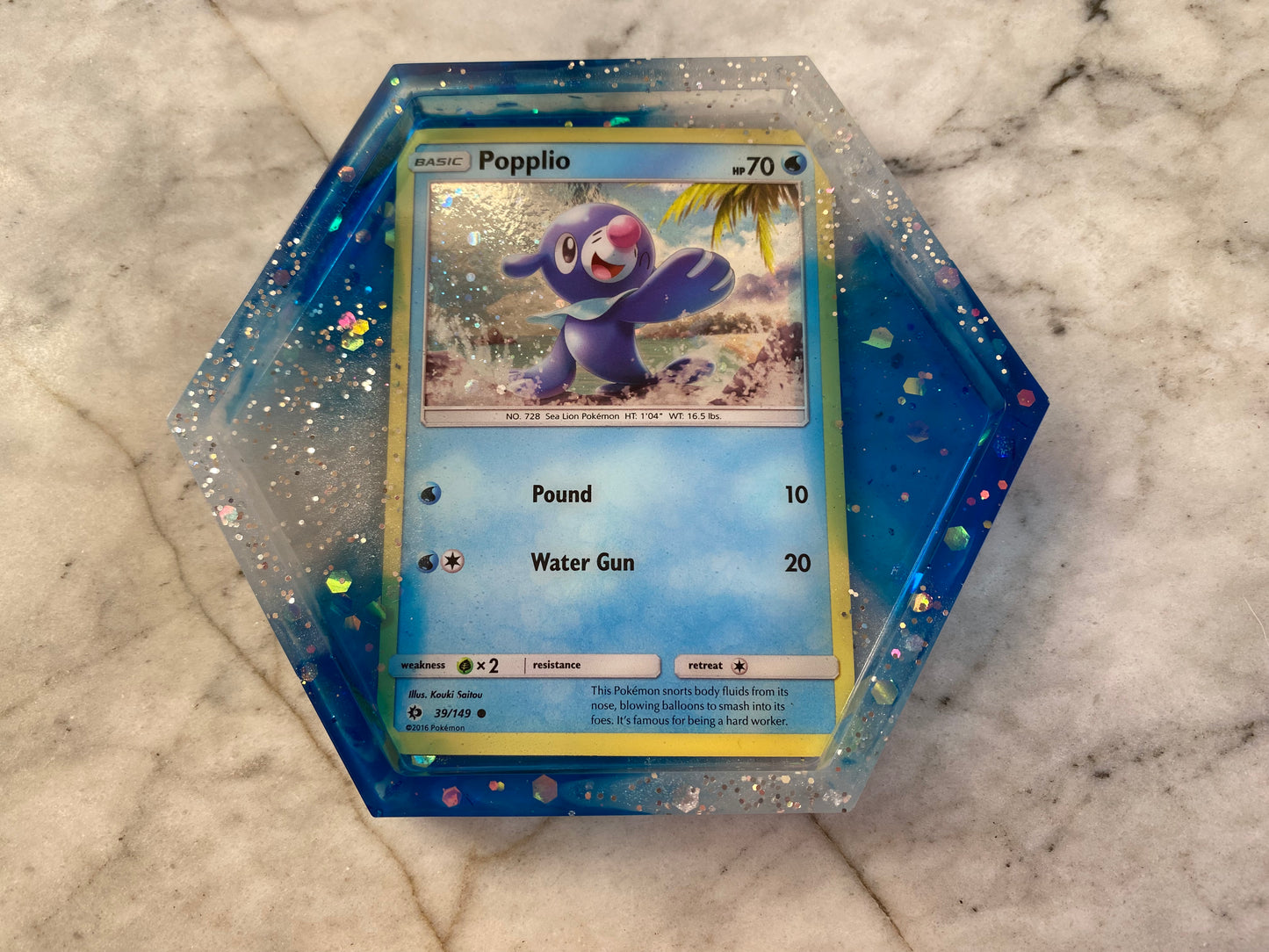 Popplio Pokemon Card Drinks Coaster