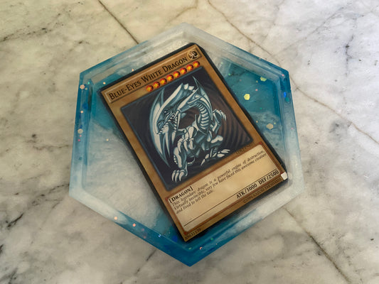 Blue Eyes White Dragon Yu-Gi-Oh Card Coaster