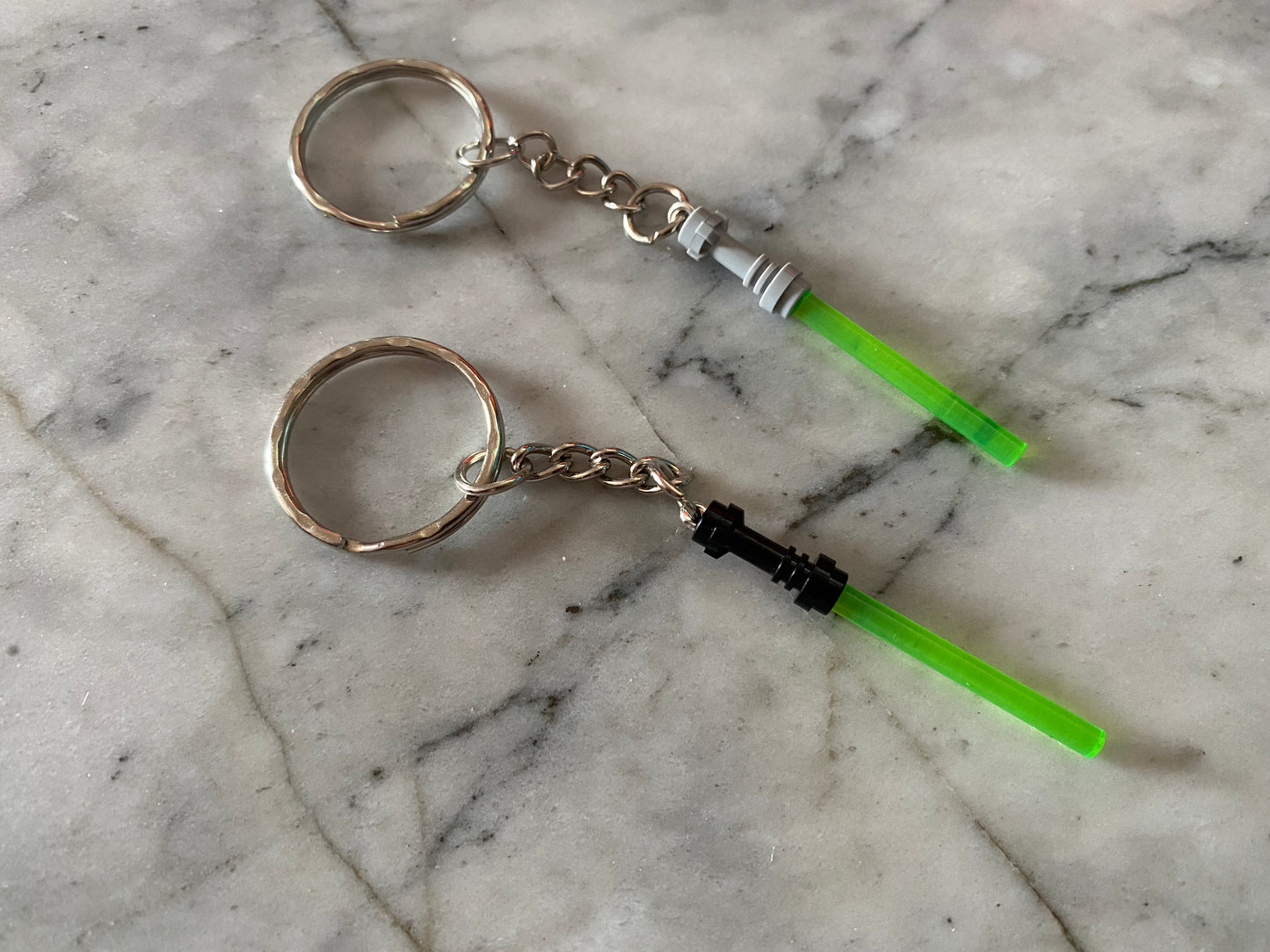 Lightsaber Brick Keychain