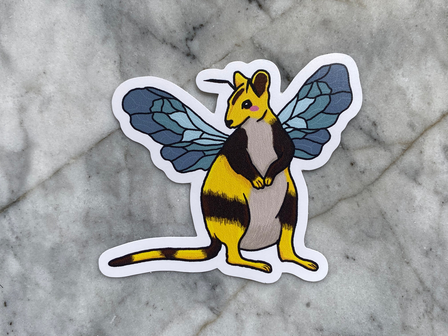 Wallabee Pun Vinyl Sticker