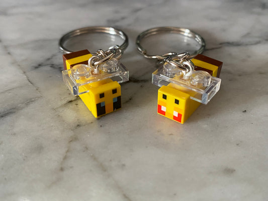 Bee Brick Keychain