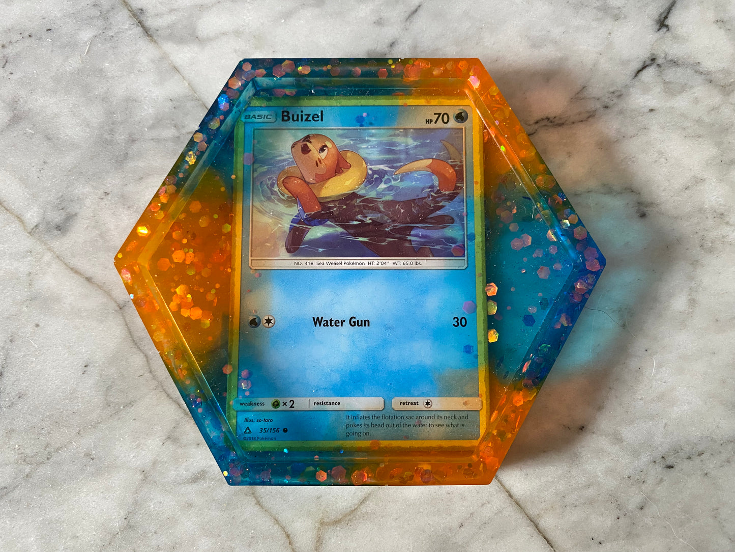 Buizel Pokemon Card Drinks Coaster