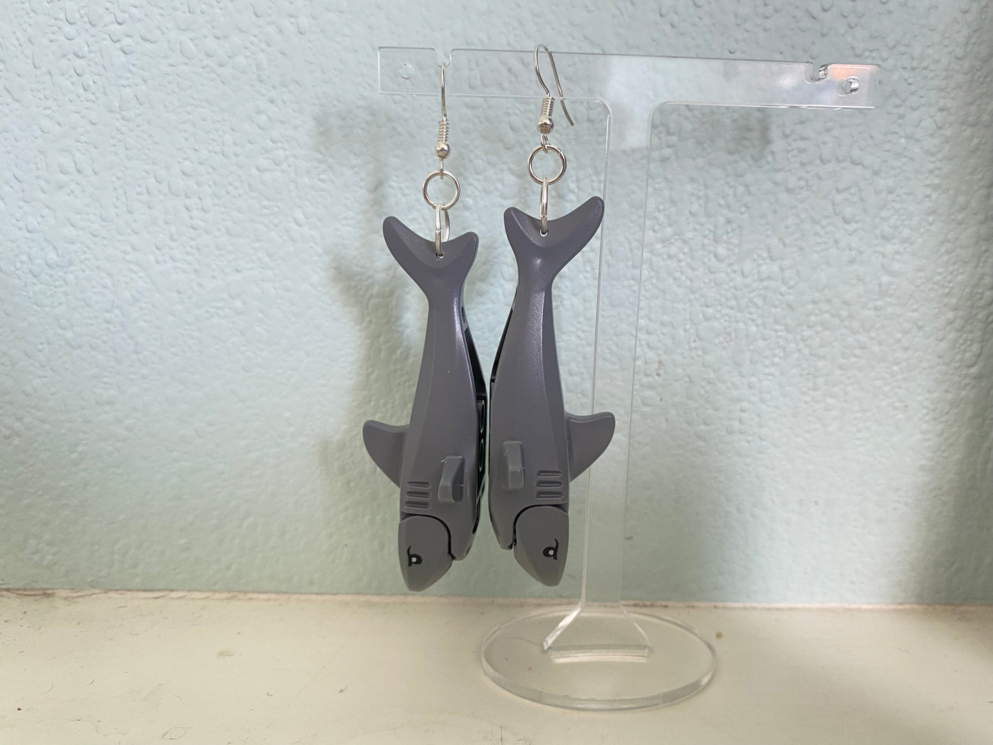 Shark Brick Drop Earrings