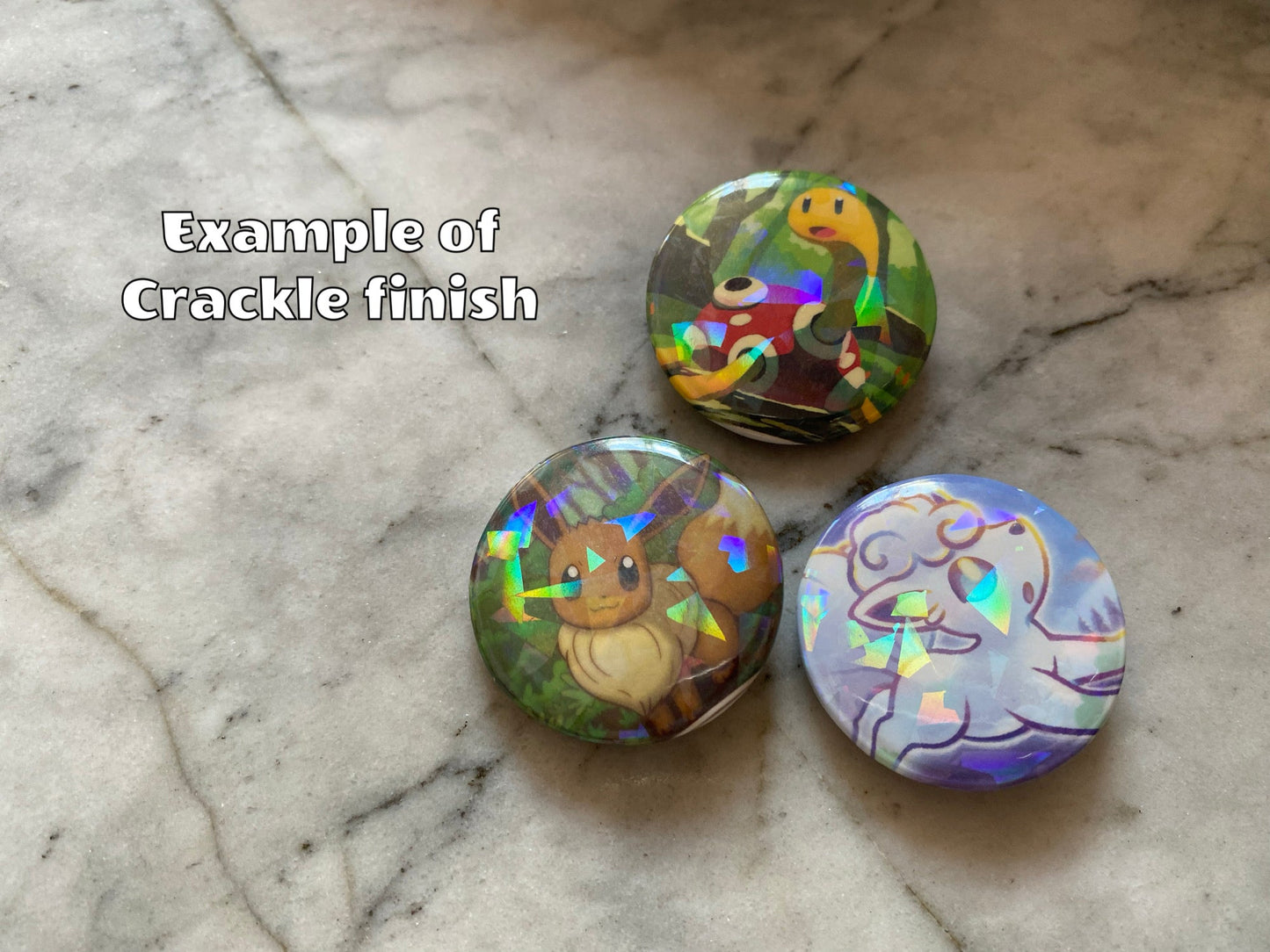 Bulbasaur Squirtle Charmander Trio Pokemon Pin Button Badges