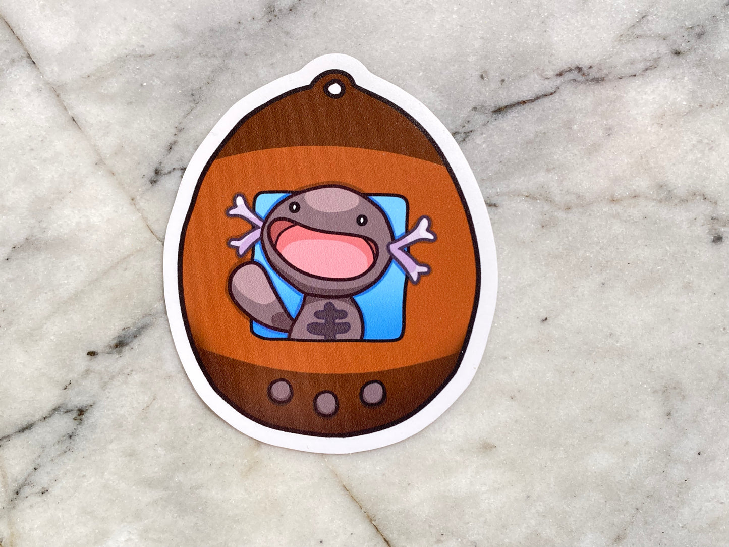 Wooper and Paldean Wooper Tamagotchi Vinyl Sticker