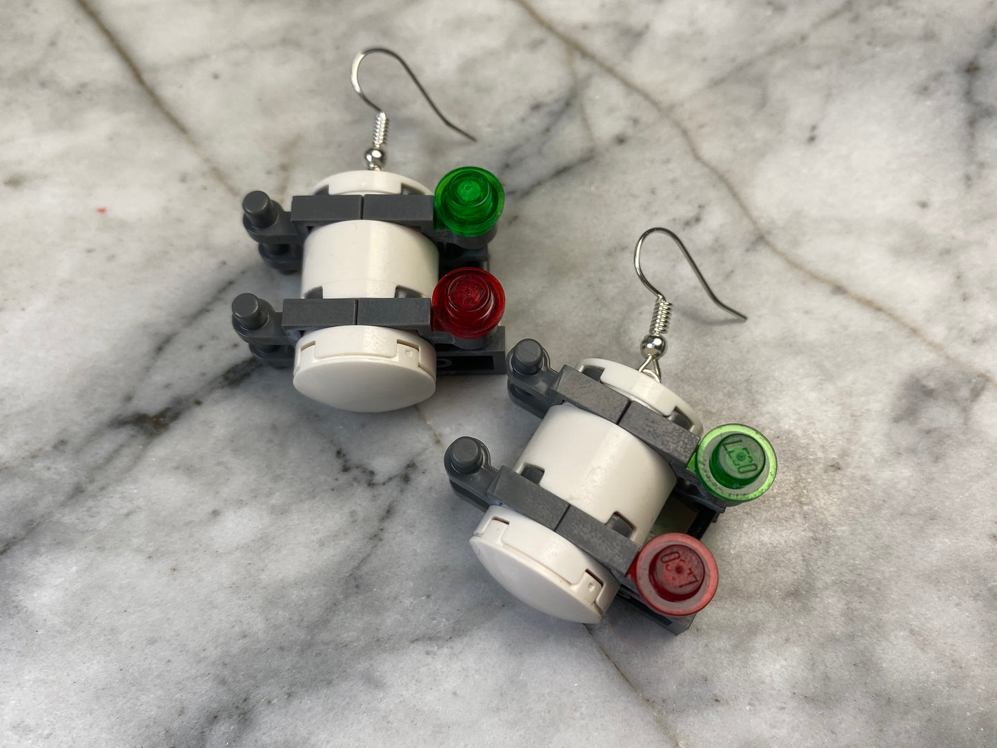 Minikit Brick Drop Earrings