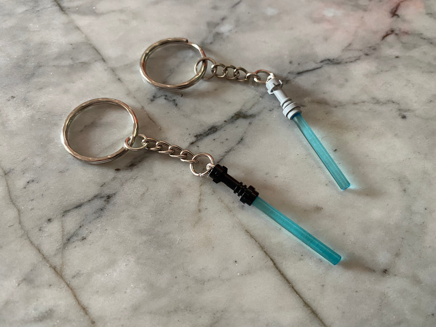 Lightsaber Brick Keychain