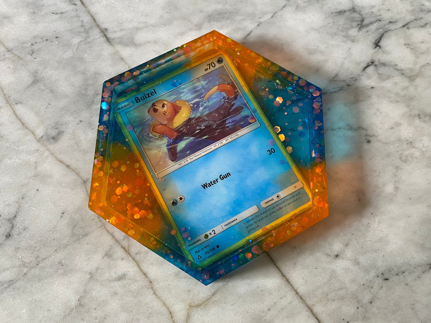 Buizel Pokemon Card Drinks Coaster