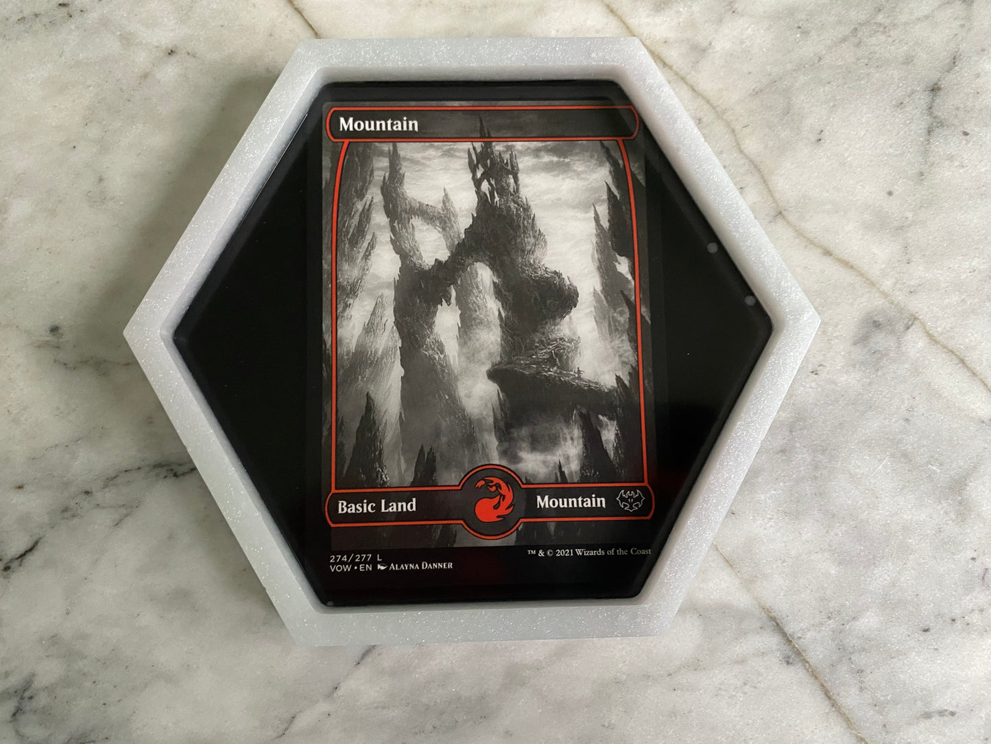 Mountain Innistrad: Crimson Vow Magic the Gathering Land Card Coaster