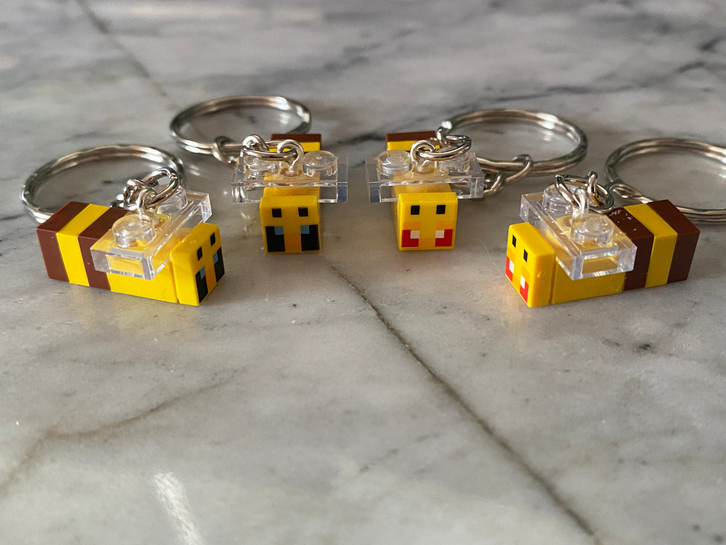 Bee Brick Keychain